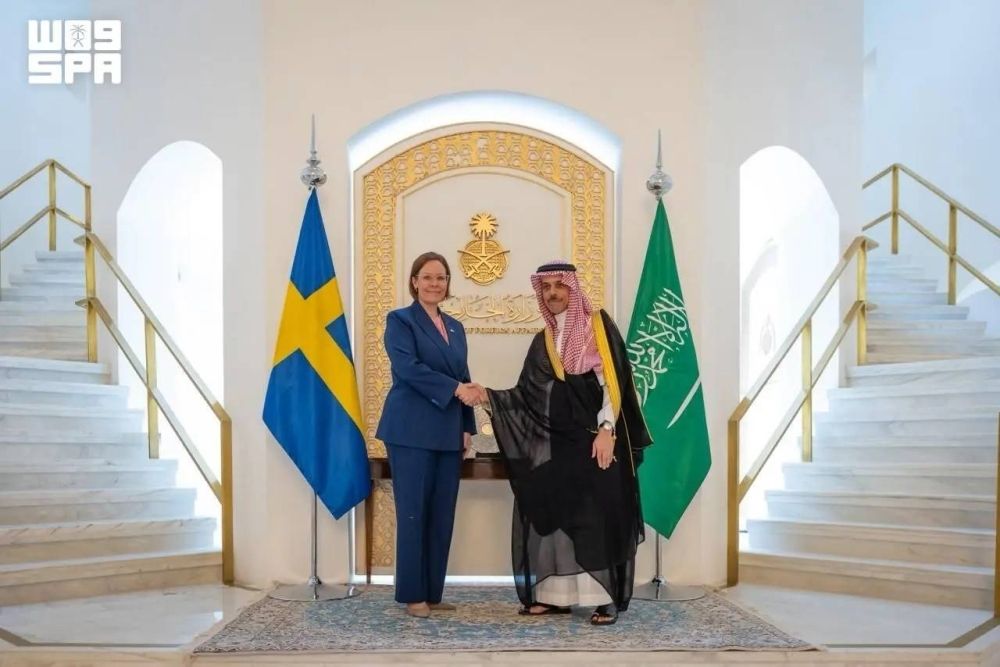 مباحثات سعودية سويدية في الرياض