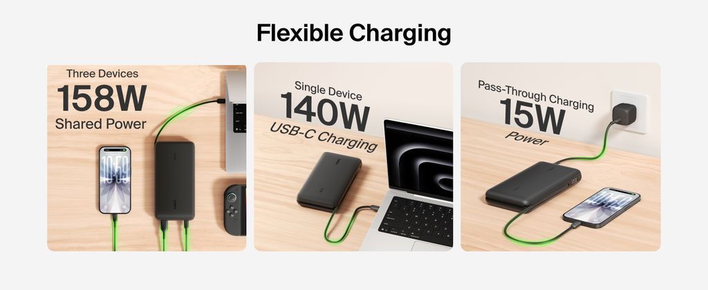 تكنولوجيا: شركة بيلكين تطلق شاحنها المحمول الجديد UltraCharge Pro Laptop Power Bank 25K بقوة شحن فائقة وبخصومات فورية