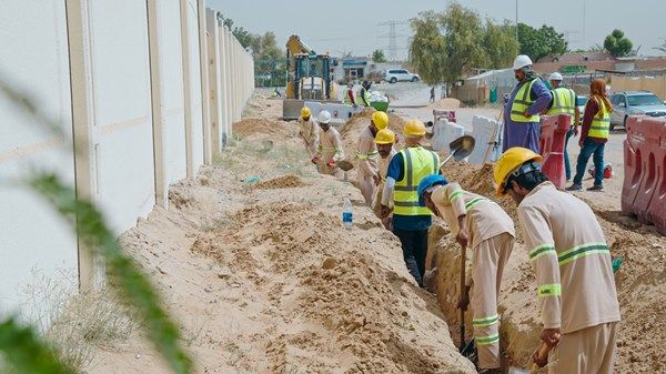 إنجاز شبكات مياه جديدة بطول 37 كيلومتراً في الشارقة