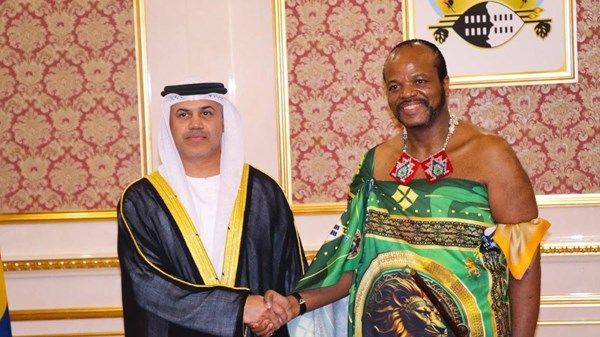 سفير الإمارات يقدم أوراق اعتماده سفيراً غير مقيم لدى مملكة إسواتيني