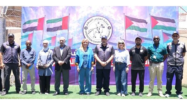 المستشفى الميداني الإماراتي في غزة يستقبل وفداً من مكتب الأمم المتحدة لتنسيق الشؤون الإنسانية (OCHA)