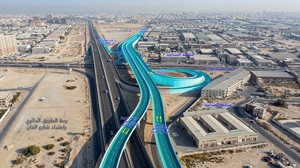 الشارقة تطلق مشروعاً لتطوير وإنشاء محاور مرورية جديدة لتعزيز الربط مع دبي