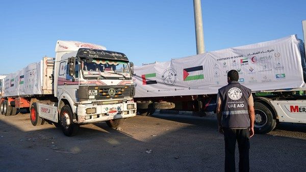 «الفارس الشهم 3» تواصل دعم غزة بقوافل مساعدات تحمل 786 طناً من المواد الإغاثية