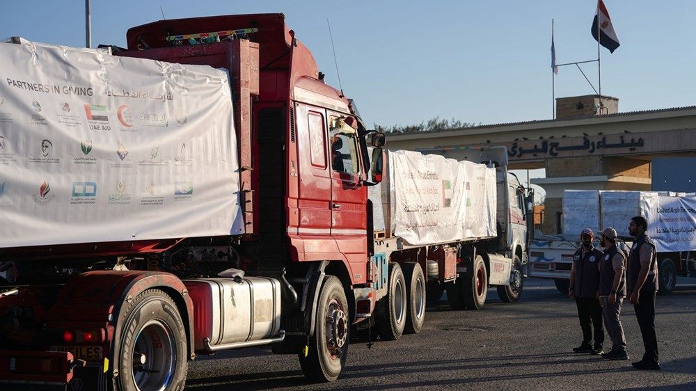 «الفارس الشهم 3» تواصل دعم غزة بقوافل مساعدات تحمل 786 طناً من المواد الإغاثية