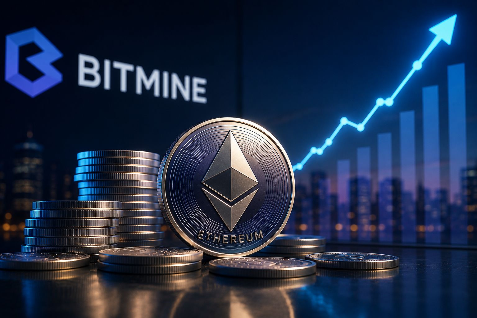 شركة “Bitmine” تعزز حيازاتها من الإيثيريوم بأكثر من 52 ألف ETH وتراهن على مستقبل قوي للقطاع