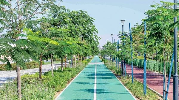 مناطق جديدة لتنفيذ مسارات الدراجات الهوائية على شارع الخليج العربي في أبوظبي
