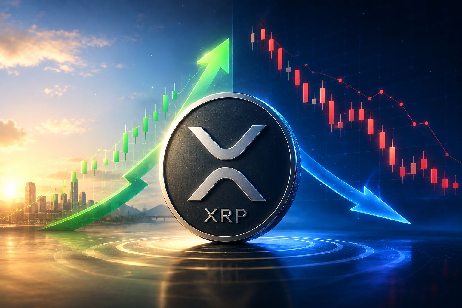 بعد فشل التعافي: عملة XRP تواجه اختبار مصيري عند مستوى 1.07 دولار