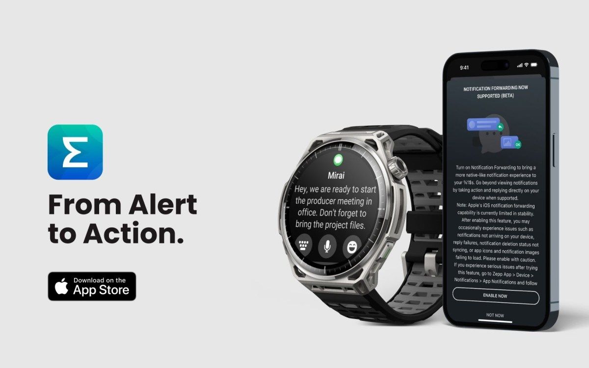 تكنولوجيا: Amazfit تطلق ميزة جديدة لإعادة توجيه الإشعارات على أجهزة iPhone