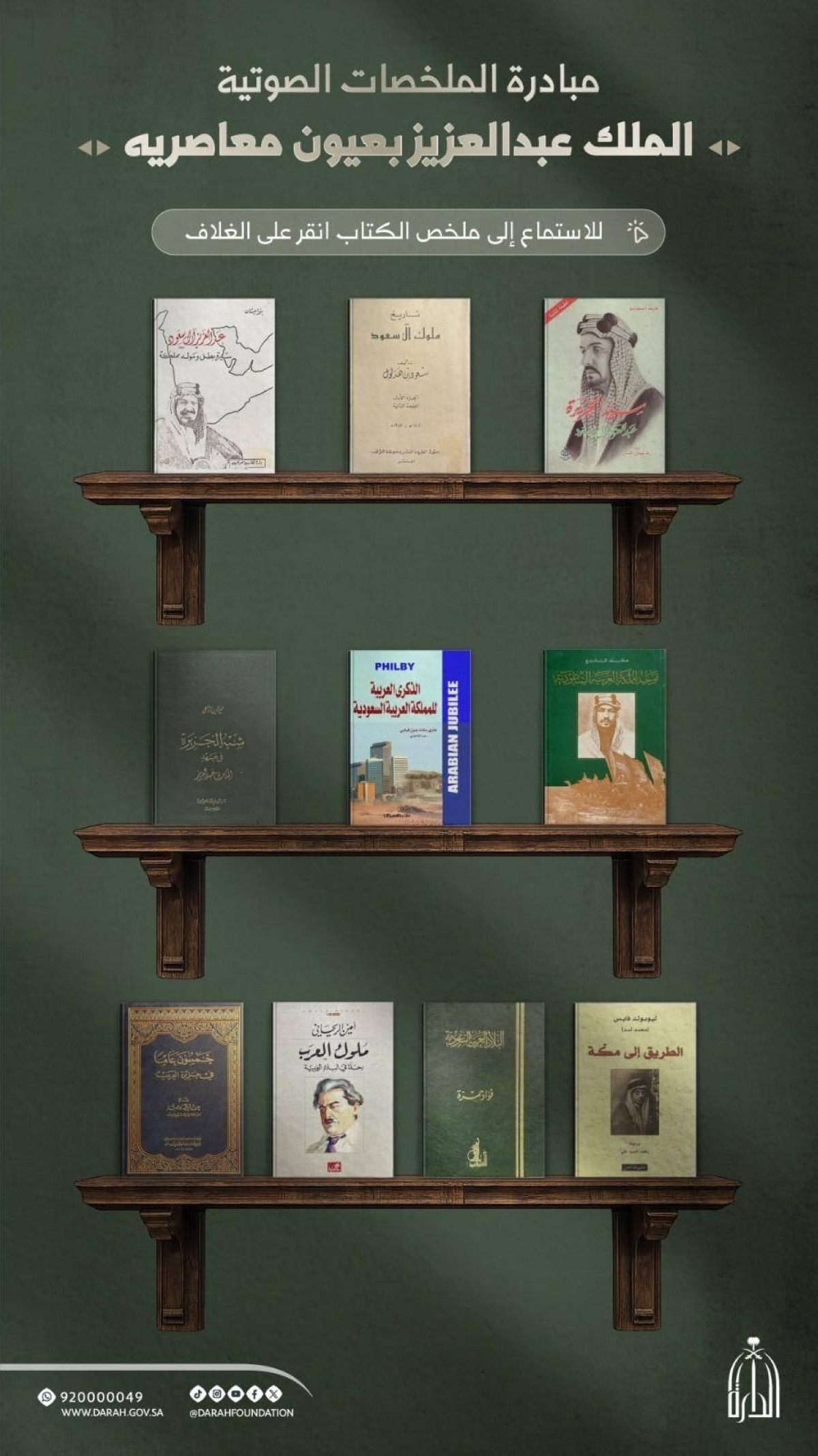 دارة الملك عبدالعزيز تيسر الوصول إلى المصادر التاريخية