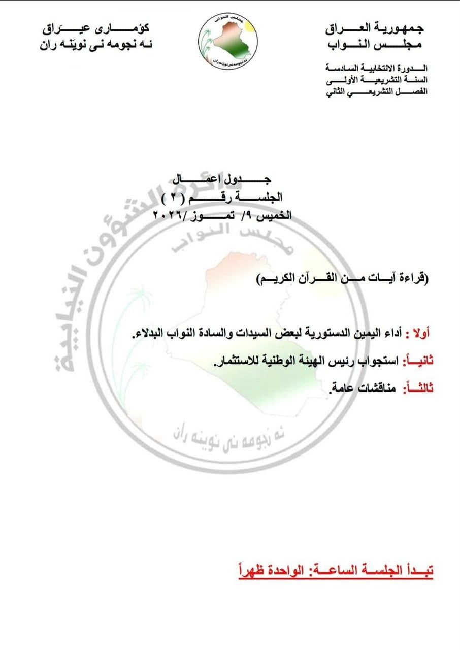 بينها استجواب رئيس هيئة الاستثمار.. جدول أعمال البرلمان لجلسة الخميس