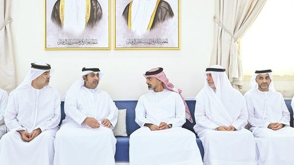 عمار بن حميد يعزّي في وفاة علي ماجد السويدي