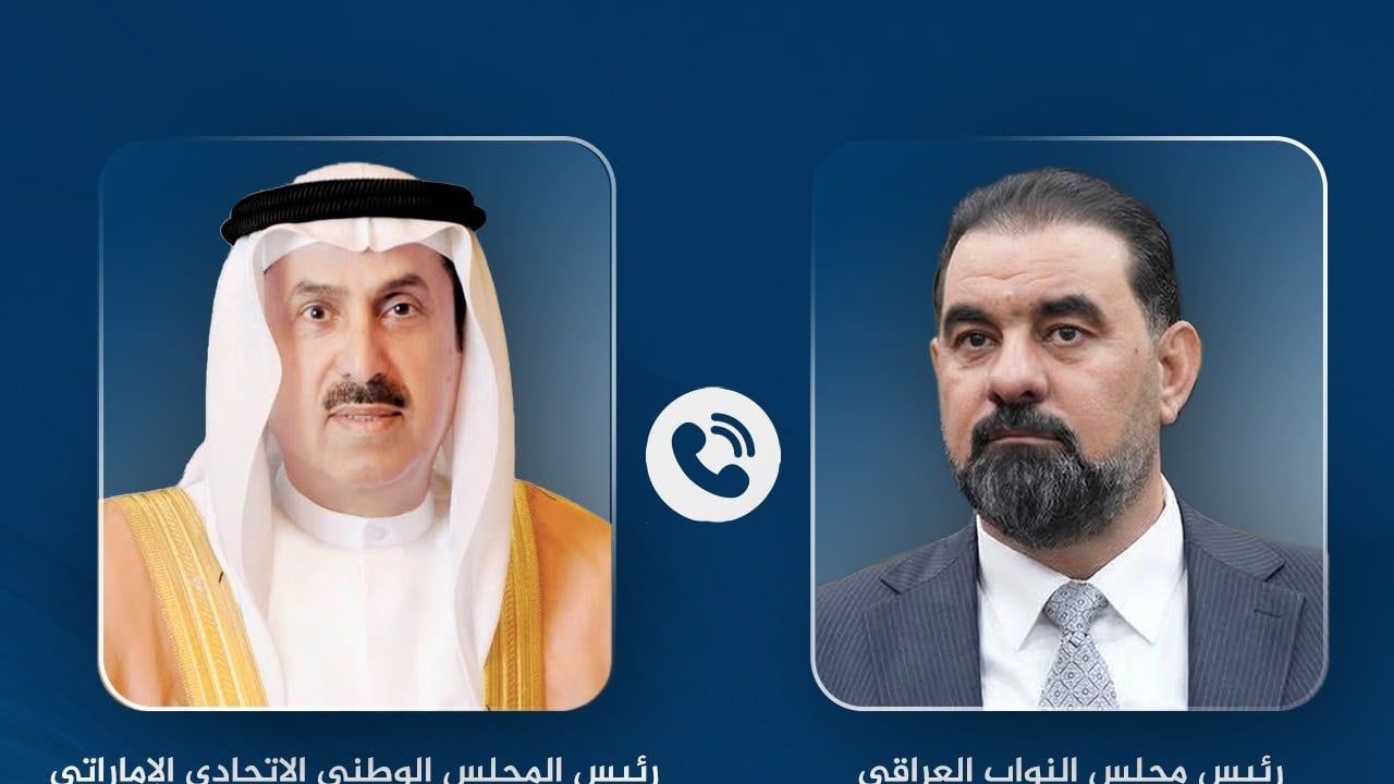 الحلبوسي يبحث مع نظيره الاماراتي العلاقات الثنائية وتطوّرات الأوضاع الإقليمية
