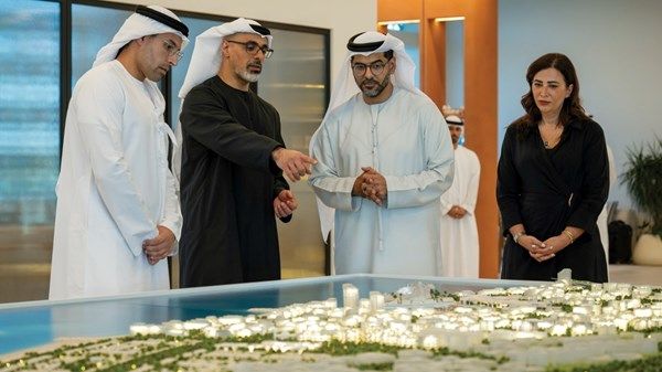 خالد بن محمد بن زايد يشهد إطلاق مشروع "مرسى السعديات" بقيمة 100 مليار درهم
