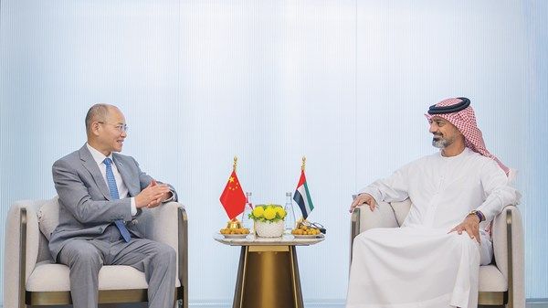 عمار بن حميد يبحث مع سفير الصين تعزيز التعاون