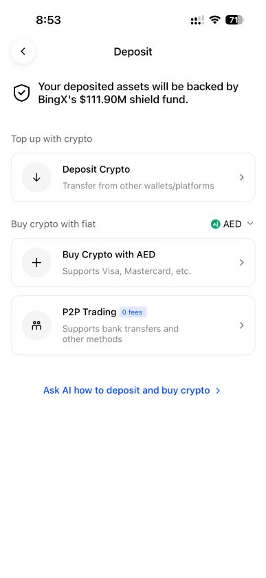 دليل المبتدئ إلى منصة BingX: شرح الإيداع والتداول خطوة بخطوة