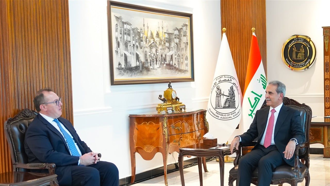 القاضي زيدان يبحث مع القائم بأعمال السفارة الأمريكية آليات فرض القانون بعد 30 أيلول