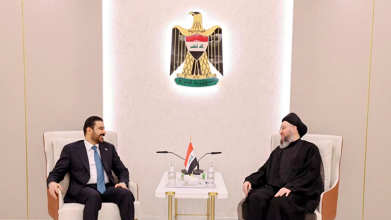الزيدي يؤكد للسيد الحكيم: ضرورة توحيد مواقف جميع القوى والمضي بإكمال التشكيلة الحكومية