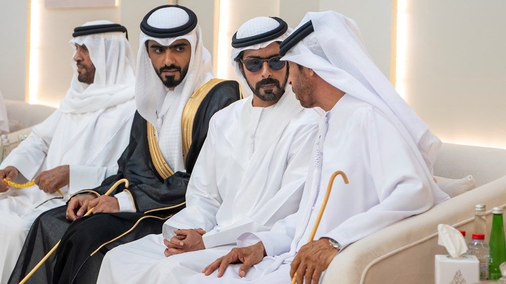 خليفة بن طحنون بن محمد يحضر حفل استقبال بمناسبة زفاف أحمد خلفان الظاهري