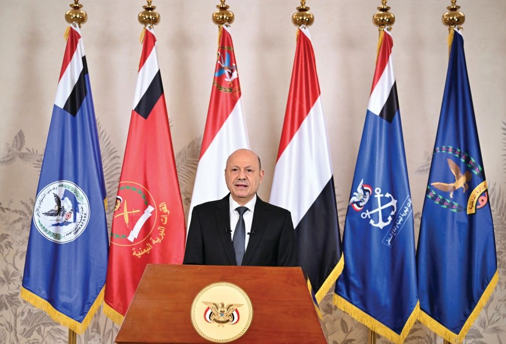 العليمي: ميليشيا الحوثي مثل داعش والقاعدة تستوجب وحدة العالم
