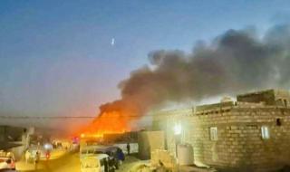 الحرائق تغتال أحلام النازحين باليمن