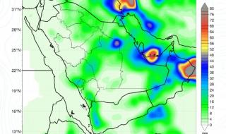 توقعات الشرقية والرياض.. خريطة الأمطار الغزيرة في المملكة خلال أسبوعين