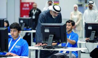 الامارات | خالد بن محمد يشهد جانباً من فعاليات المسابقة الوطنية لمهارات الإمارات