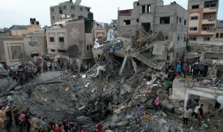 غزة.. استشهاد 6 فلسطينيين في غارات إسرائيلية على مخيم النصيرات