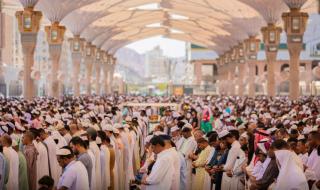 خلال أسبوع.. أكثر من 4.200 مليون مصلٍ يؤدون الصلوات في المسجد النبوي