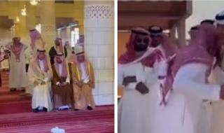 أمير الرياض ووزير الطاقة يستقبلان المعزين في الأمير بدر بن عبدالمحسن .. فيديو