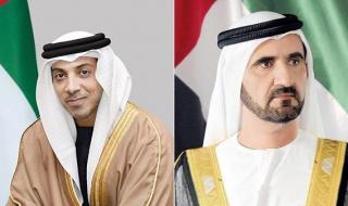 محمد بن راشد ومنصور بن زايد يهنئان أحمد عبدالله الأحمد الصباح بمناسبة تعيينه رئيساً لمجلس الوزراء الكويتي