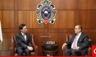 البيسري عرض الأوضاع مع سفير اليابان والصمد