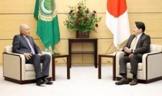 أبو الغيط يلتقى رئيس الوزراء ووزيرة الخارجية اليابانية خلال زيارته لطوكيو