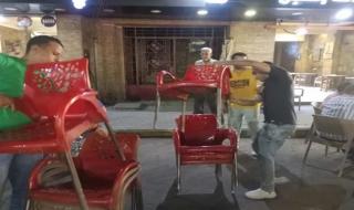 146 حالة.. 18 صورة ترصد حملة إشغال ليلية بشارع فيصل في الجيزة