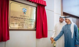 عبدالله بن زايد ووزير خارجية الكويت يفتتحان المبنى الجديد لسفارة الكويت بأبوظبي