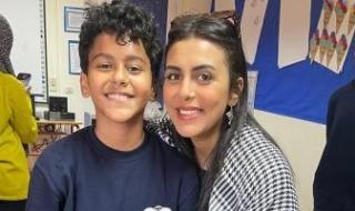 هاجر الشرنوبى تكشف عن إصابة ابنها فى المدرسة بأول أيام الدراسة (صورة)