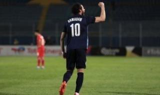 بيراميدز يطمئن على جاهزية رمضان صبحى قبل مواجهة الزمالك