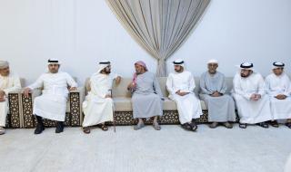 الامارات | محمد بن راشد يقدم واجب العزاء في وفاة عبدالله بن ضاحي العميمي