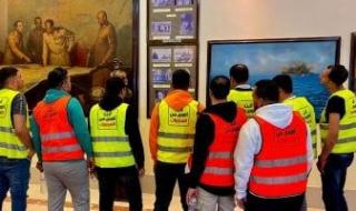 صندوق مكافحة الإدمان ينظم زيارة للمتعافين إلى المتحف الحربى ببورسعيد