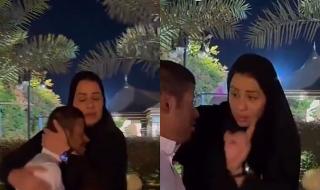 الأميرة أضواء بنت فهد تحتضن آمال شاب من ذوي الاحتياجات الخاصة: قول لأمك أبشري .. فيديو