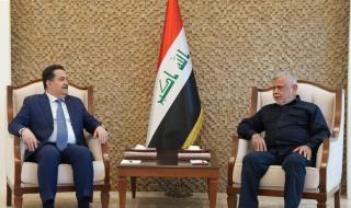 السوداني والعامري يؤكدان على إجراء الانتخابات في موعدها