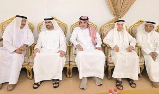 عبدالله بن سالم القاسمي يعزي في وفاة موزة المزروعي