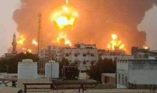 غارات أمريكية على مواقع للحوثيين فى مديرية مدغل بمأرب