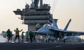 مسؤول اميركي: حاملة الطائرات "ترومان" قامت بمنعطف صعب لتجنب نيران الحوثيين مما ساهم في سقوط طائرة اف 18 بالبحر