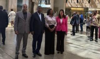 رئيس أنجولار يزور المتحف المصرى الكبير