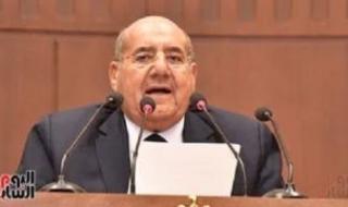 رئيس مجلس الشيوخ ينعى شقيق المستشار عدلى منصور