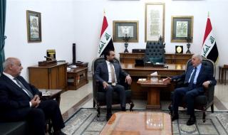 رشيد والحلبوسي يبحثان الاستعدادات لإجراء انتخابات نزيهة