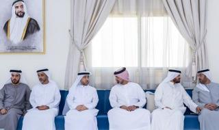 عمار بن حميد يقدّم واجب العزاء في وفاة سالم عبدالله الدوسري وعائشة مبارك عبدالله