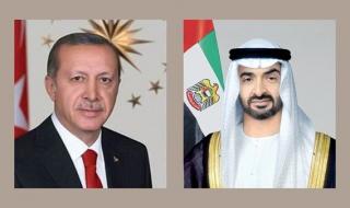 رئيس الدولة والرئيس التركي يبحثان علاقات التعاون بين البلدين