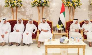 سعود بن صقر يواصل استقبال المهنئين بشهر رمضان المبارك