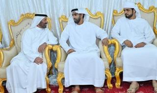 خالد بن سعود يقدم واجب العزاء في وفاة حمد سالم الكتبي